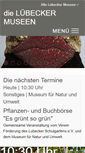 Mobile Screenshot of die-luebecker-museen.de