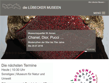 Tablet Screenshot of die-luebecker-museen.de